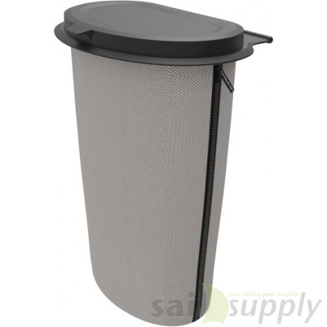 Flextrash mobiele prullenbak - 5 ltr - grijs