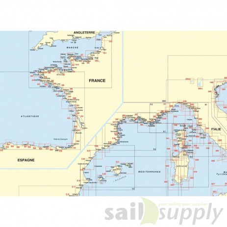 Plastimo navigatiekaart 1010 Ostende - Boulogne - Straits of Dover