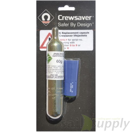 Crewsaver 150N herlaadset Crewfit automatisch blauw