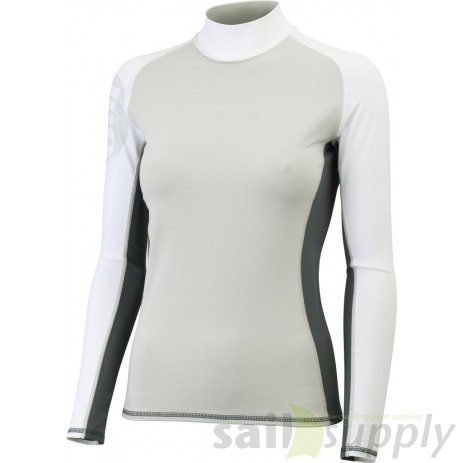 Gill Women's Pro Rash Vest L/S Silver voorkant