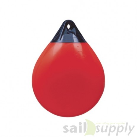 Stootwil bolvormig A4 rood met kop blauw