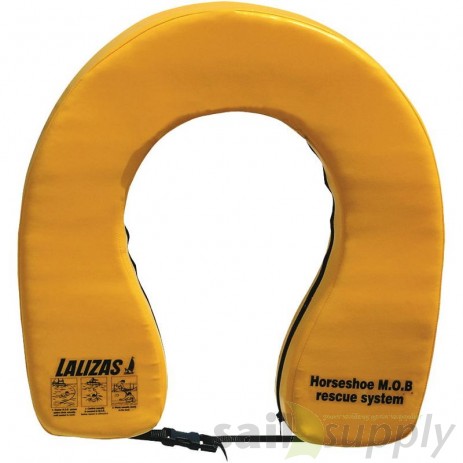Lalizas horseshoe lifebuoy ''basic i'' yellow 140N