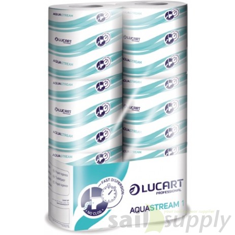 Toiletpapier Aquastream snel oplosbaar (6-pack)