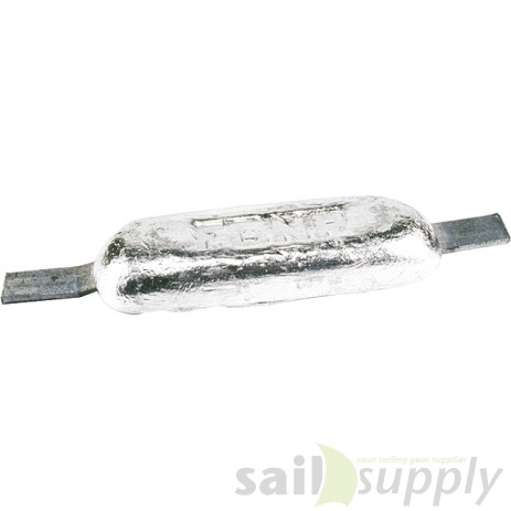 Talamex Romp anode zink met strip 1.00kg 110x60x28mm