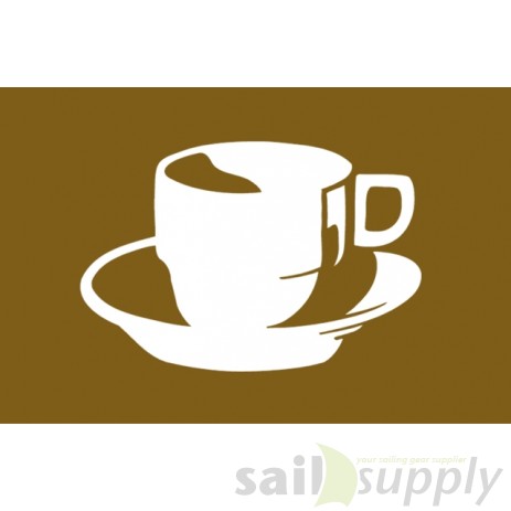 Talamex Koffie vlag bruin 30x45