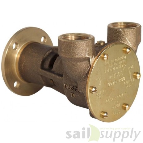 Jabsco ¾" bronze pump, 40-size, flange mounted with BSP threaded ports