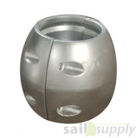 As anode bolvormig aluminium - 40mm