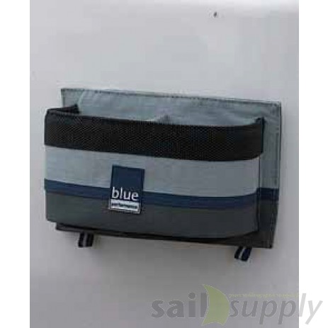 Blue Performance Can holder with hooks