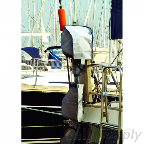 Blue Performance Outboard Cover 3 Breathable