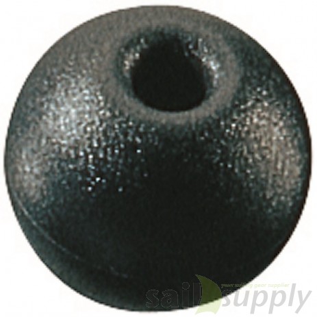 Ronstan kraal 25 mm zwart voor lijn 5 mm