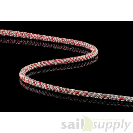 Verjongde dyneema shoot 4-6mm 20m rood