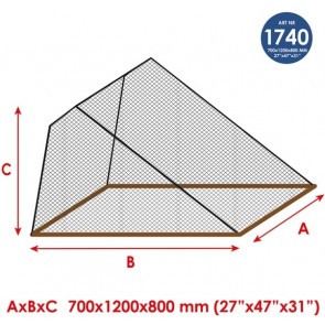 Waterline Muskietennet ingang 120x70x80cm ECO