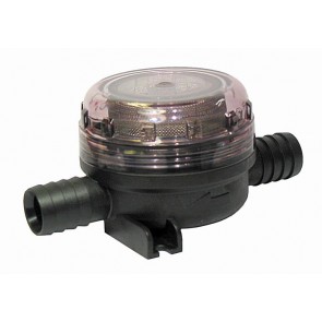 Jabsco Fijn Filter Inline 19mm-3/4" slang-slang Toiletpomp Pumpgard