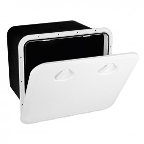 Lalizas top line storage hatch, white, 460x510mm