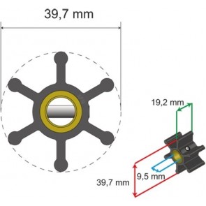 Albin Premium Impeller kit nr. 06-01-003