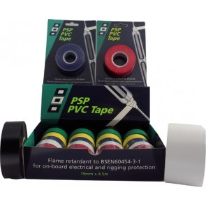 PSP PVC tape assortiment doos (6 kleuren x 4 stuks)