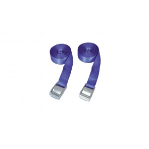 Talamex Spanband met klemgesp 25mm 2.5m blauw