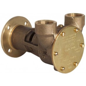 Jabsco ¾" bronze pump, 40-size, flange mounted with BSP threaded ports