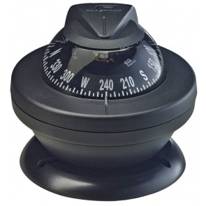 Plastimo Offshore 55 beugel kompas zwart - zwarte roos coninsch