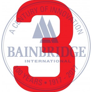 Bainbridge Zeilnummer 300 mm rood 3