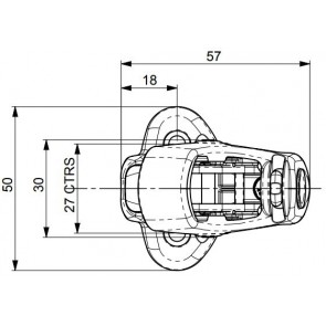 Spinlock PXR Cam Cleat - Retrofit 2-6mm PXR0206/T