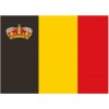 Talamex Belgische vlag met Kroon 40x60