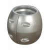 As anode bolvormig zink - 965g - 40mm
