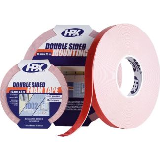 Mirror mounting tape - wit 19mm x 25M