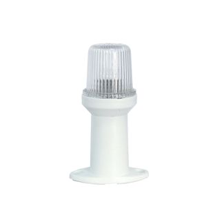 Lalizas pole light fixed white, 16cm, witte basis