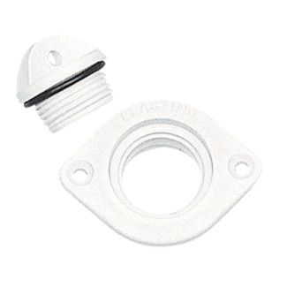 Lalizas 16689 drain socket w/plug, oval w/2 hole