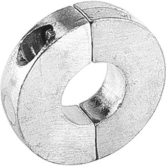 Talamex Schroefas anode aluminium vlak 40mm