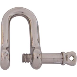 Talamex D-sluiting rvs captive pin 10mm