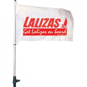 Lalizas plug in pole for flag, 50 cm,black